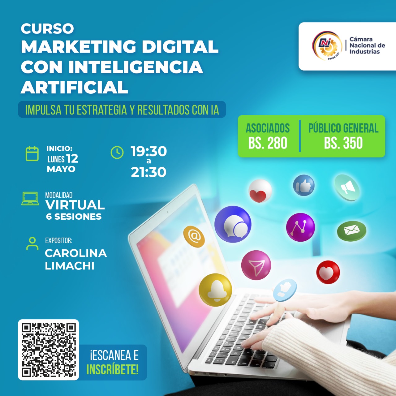 Curso de seis días de "Marketing Digital con IA"
